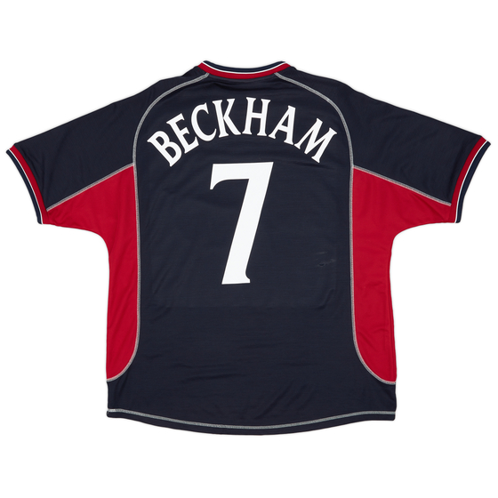 2000-01 Manchester United Third Shirt Beckham #7 - 8/10 - (XL)