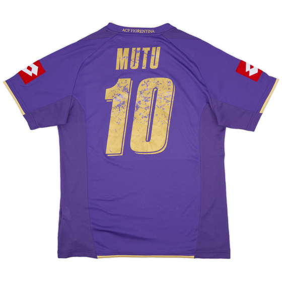 2007-08 Fiorentina Home Shirt Mutu #10 - 4/10 - (XL)
