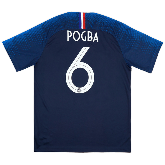 2018 France Home Shirt Pogba #6 - 9/10 - (L)