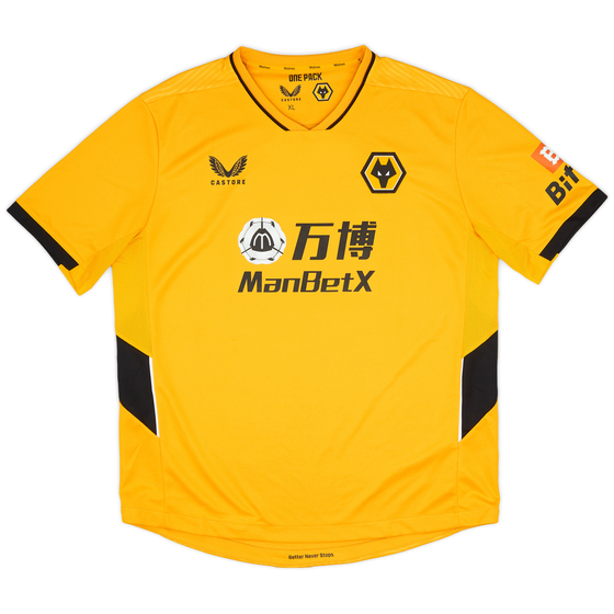 2021-22 Wolves Home Shirt - 9/10 - (XL)