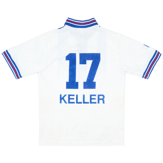 1996-98 Karlsruhe Home Shirt Keller #17 - 5/10 - (XL.Boys)