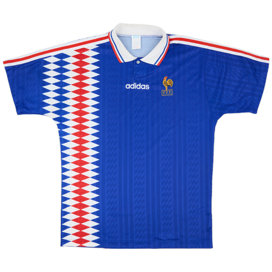 1994-96 France Home Shirt - 8/10 - (L/XL)