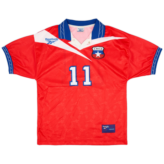 1997-99 Chile Home Shirt #11 (Salas) - 9/10 - (M)
