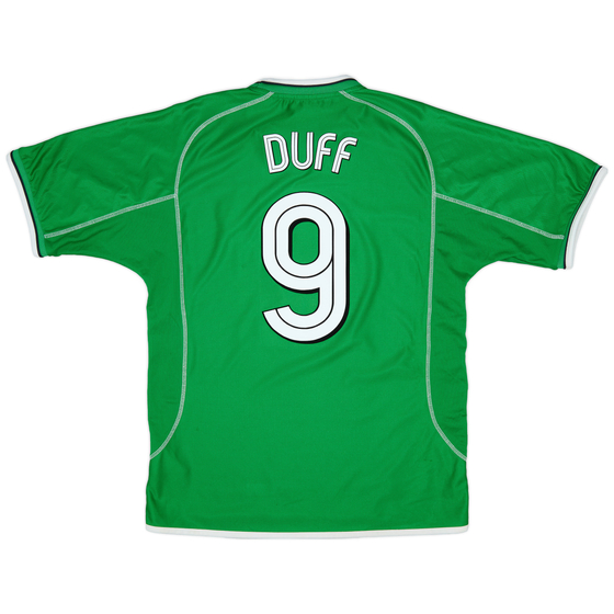 2001-03 Ireland 'World Cup 2002' Home Shirt Duff #9 - 9/10 - (L)