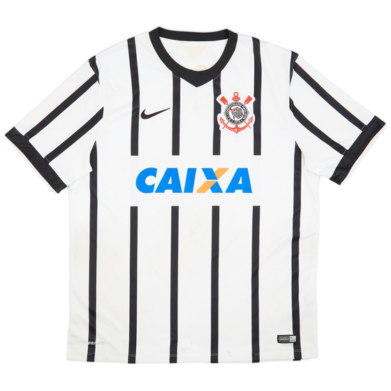 2014-15 Corinthians Home Shirt - 7/10 - (XL)