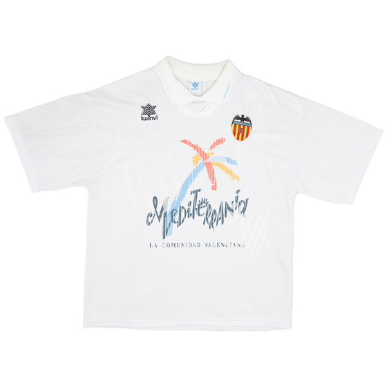 1993-94 Valencia Home Shirt - 8/10 - (XL)
