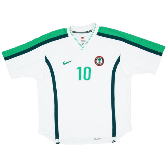 1998 Nigeria Player Issue Away Shirt #10 - 8/10 - (XL)