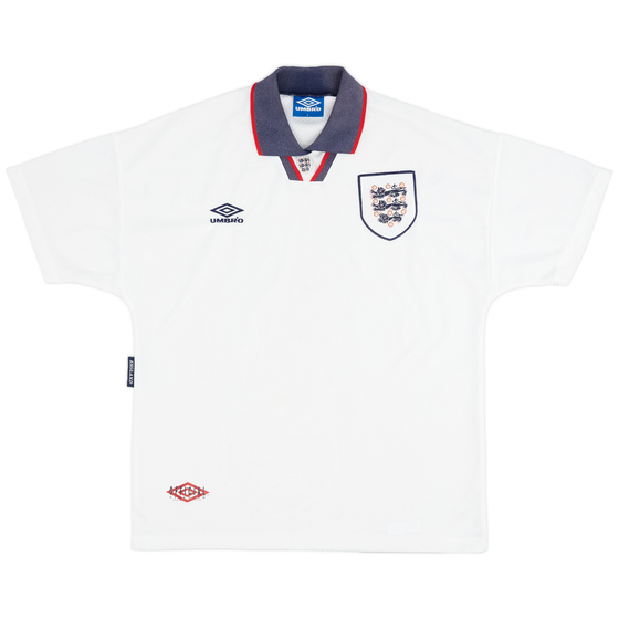 1993-95 England Home Shirt - 9/10 - (L)