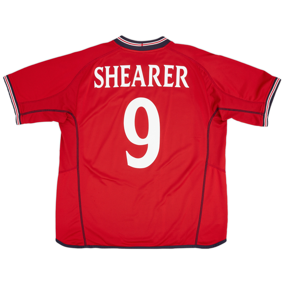 2002-04 England Away Shirt Shearer #9 - 9/10 - (XXL)