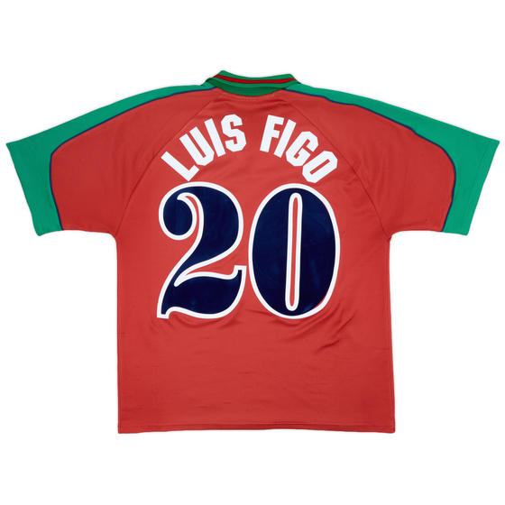 1996-97 Portugal Home Shirt Luis Figo #20 - 6/10 - (L)