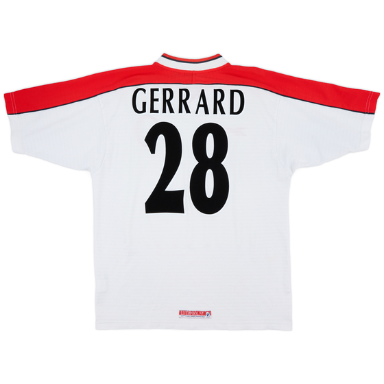 1998-99 Liverpool Away Shirt Gerrard #28 - 6/10 - (M)