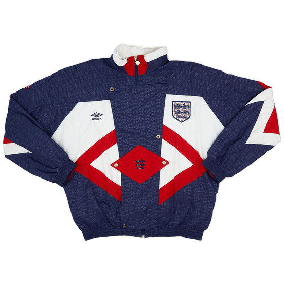 1990-92 England Umbro Track Jacket - 9/10 - (XL)