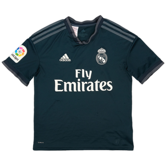 2018-19 Real Madrid Away Shirt - 7/10 - (L.Boys)