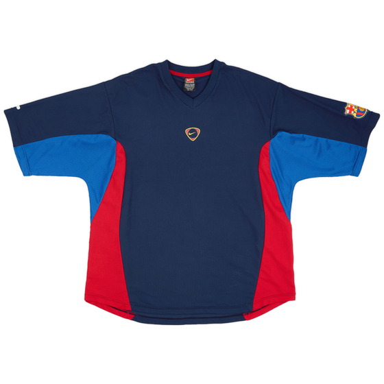 2000-01 Barcelona Nike Training Shirt - 8/10 - (XL)