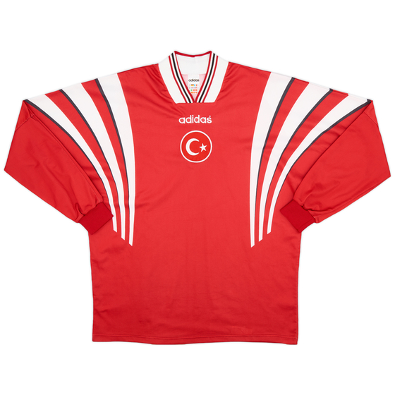 1996-97 Turkey Player Issue Home L/S Shirt - 9/10 - (M)