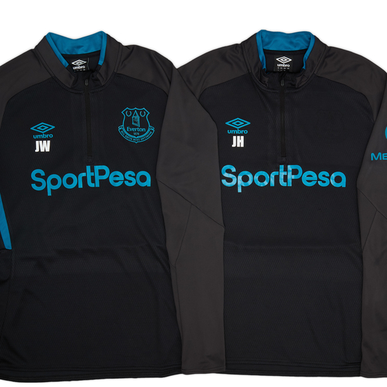 2019-20 Everton Staff Issue 1/4 Zip Training Top - As New