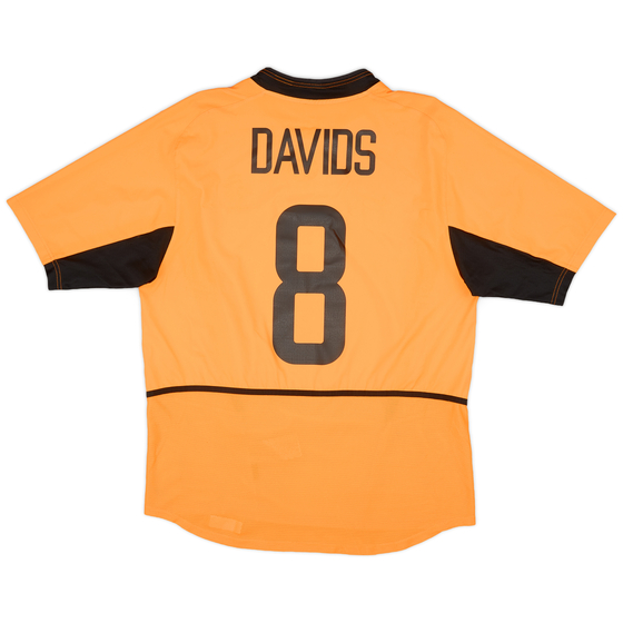 2002-04 Netherlands Home Shirt Davids #8 - 8/10 - (L)