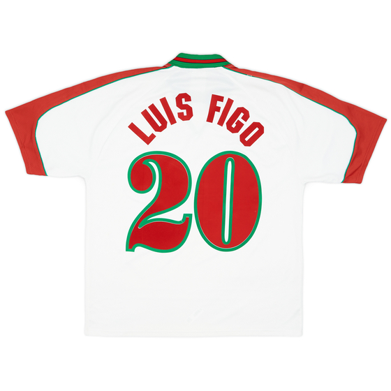 1996-97 Portugal Away Shirt Luis Figo #20 - 9/10 - (XL)