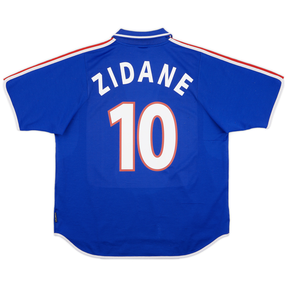 2000-02 France Home Shirt Zidane #10 - 6/10 - (XL)