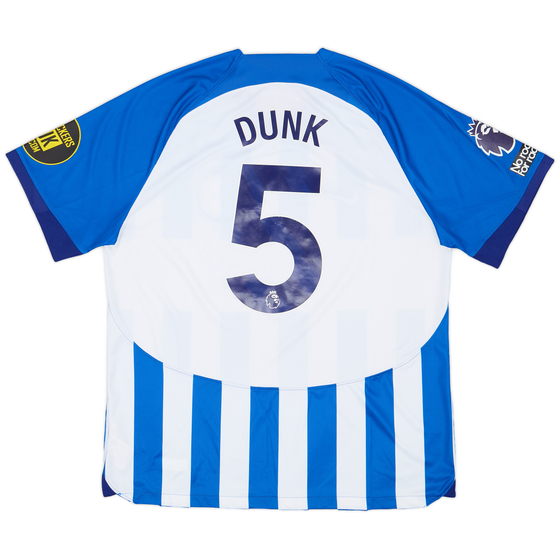 2023-24 Brighton Match Issue Home Shirt Dunk #5