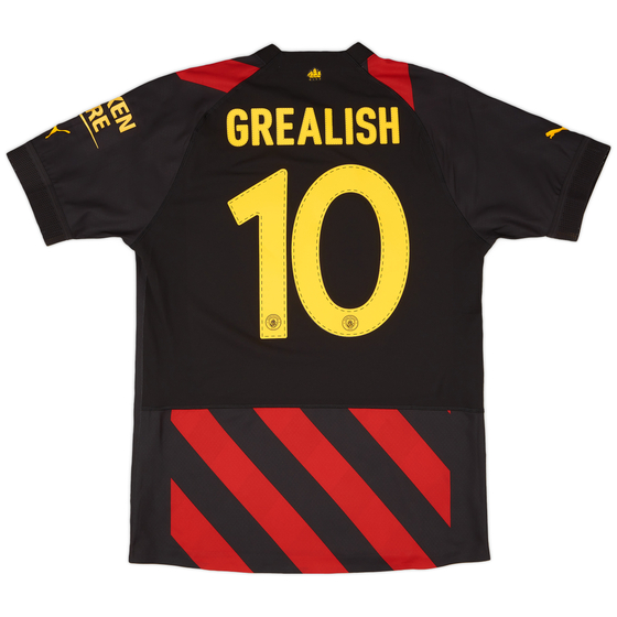 2022-23 Manchester City Player Issue Away European Shirt Grealish #10