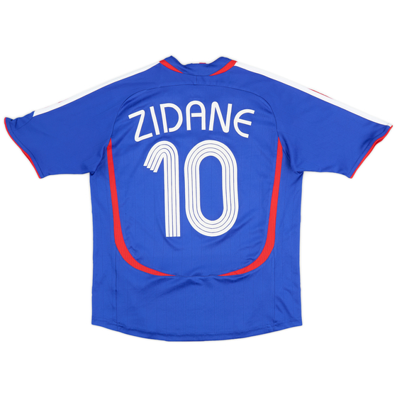 2006-07 France Home Shirt Zidane #10 - 8/10 - (M.Boys)