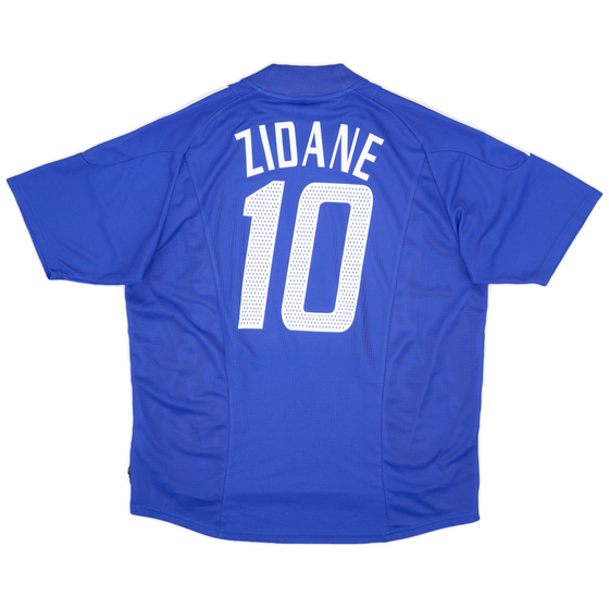 2002-04 France Home Shirt Zidane #10 - 5/10 - (L)