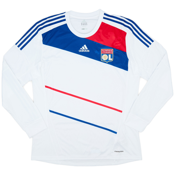 2012-13 Lyon Player Issue Home L/S Shirt - 10/10 - (XL)