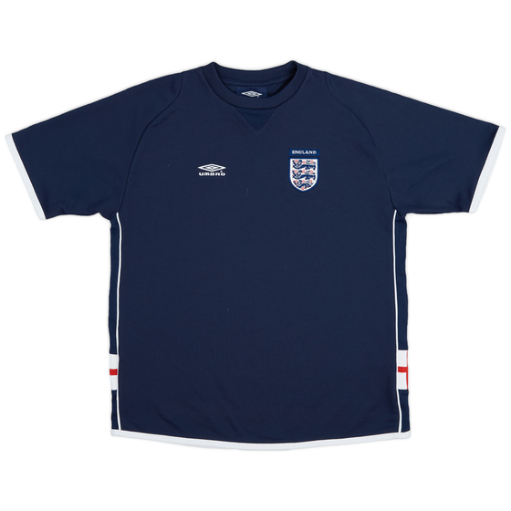 2004-05 England Umbro Training Shirt - 8/10 - (XL.Boys)