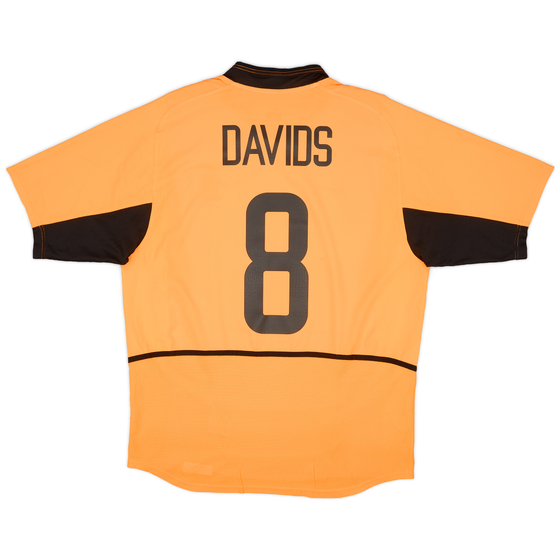 2002-04 Netherlands Home Shirt Davids #8 - 8/10 - (L)