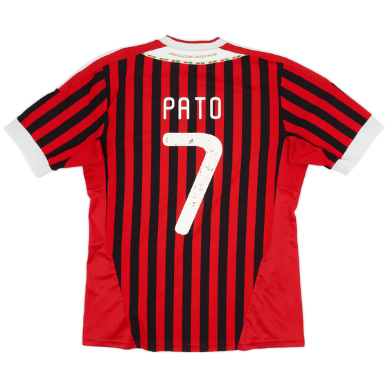 2011-12 AC Milan Home Shirt Pato #7 - 5/10 - (M)