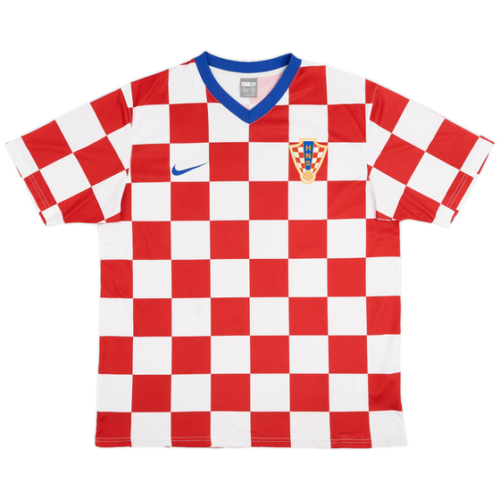 2008-09 Croatia Basic Home Shirt - 7/10 - (XL)