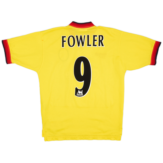 1997-99 Liverpool Away Shirt Fowler #9 - 8/10 - (M)