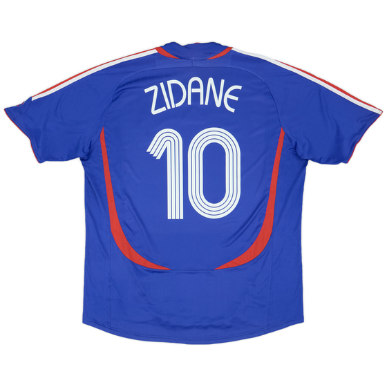 2006-07 France Home Shirt Zidane #10 - 5/10 - (3XL)