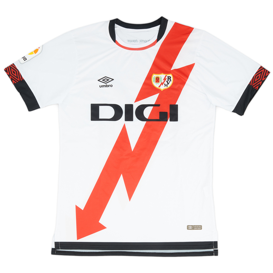 2022-23 Rayo Vallecano Match Issue Home Shirt #26 (Gimeno)