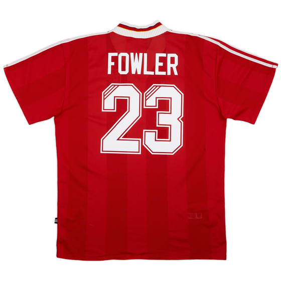 1995-96 Liverpool Home Shirt Fowler #23 - 5/10 - (XXL)