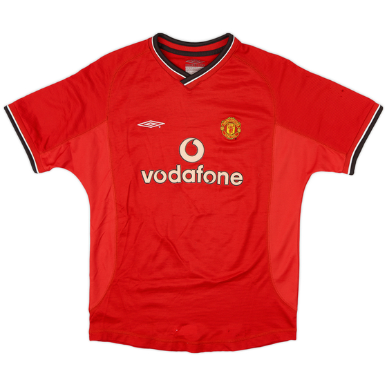 2000-02 Manchester United Home Shirt - 5/10 - (XL.Boys)