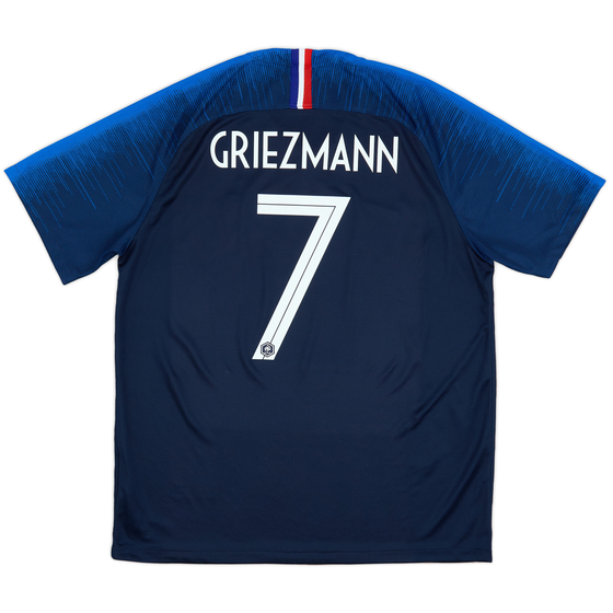 2018 France Home Shirt Griezmann - 7/10 - (XL)