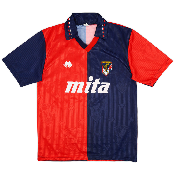 1991-92 Genoa Home Shirt #11 - 4/10 - (L)