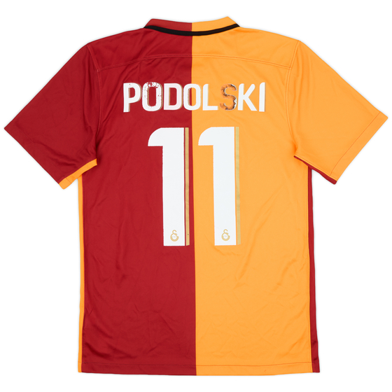 2015-16 Galatasaray Home Shirt Podolski #11 - 4/10 - (S)
