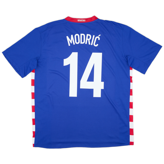 2007-09 Croatia Away Shirt Modric #14 - 9/10 - (L)