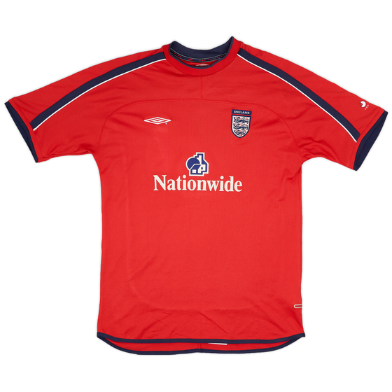 2001-02 England Umbro Training Shirt - 8/10 - (L)