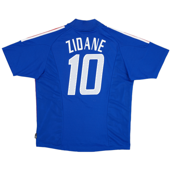 2002-04 France Home Shirt Zidane #10 - 8/10 - (S)