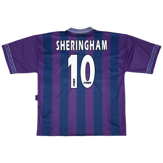 1995-97 Tottenham Away Shirt Sheringham #10 - 7/10 - (XL)