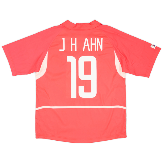 2002-03 South Korea Home Shirt J.H.Ahn #19 - 7/10 - (M)