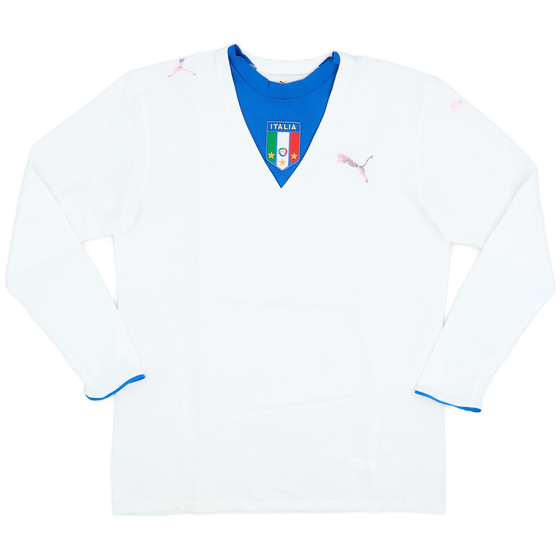 2006 Italy Away L/S Shirt - 4/10 - (M)