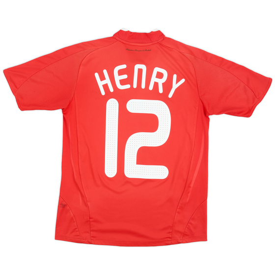 2007-08 France Away Shirt Henry #12 - 4/10 - (L.Boys)