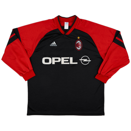 1998-99 AC Milan adidas L/S Training Shirt - 8/10 - (XL)