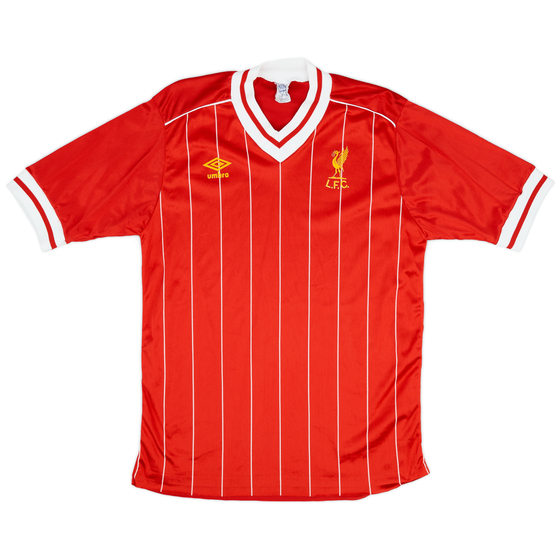 1982-85 Liverpool Home Shirt - 8/10 - (L)