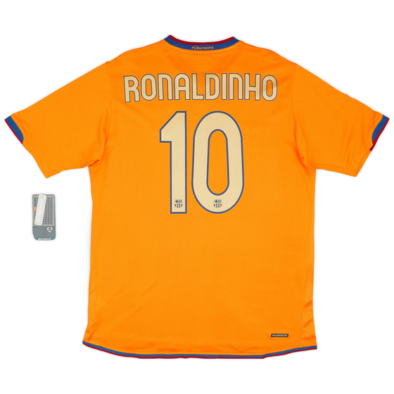 2006-07 Barcelona Away Shirt Ronaldinho #10 (L)
